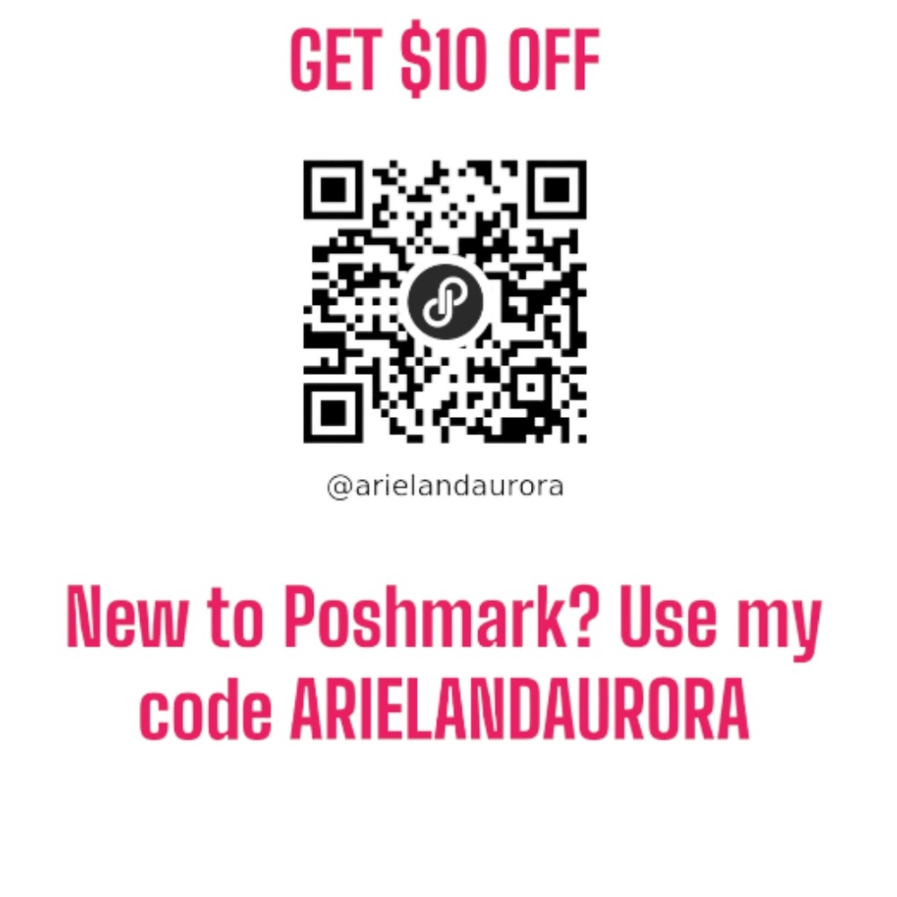 🛍🛍 New to Poshmark? Use code ARIELANDAURORA to sign up & get $10 OFF 🛍🛍
